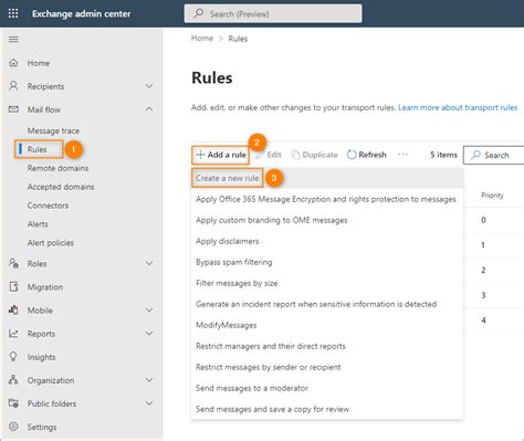 What are Mail Flow rules in Office 365 .